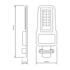 Светильник уличный консольный ДКУ 30 Вт 3600 лм 5000К AC 220В IP65 370х145х45мм широкая КСС Ш Qplus Gauss
