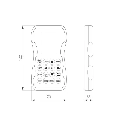 Пульт ARL-LAGERN-IR (3V) (ARL, IP20 пластик, 3 года)