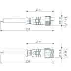 Коннектор питания ARL-LINE-2pin (24V) (Закрытый)
