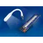 White Светильник-фонарь переносной, прорезиненный корпус, 6 LED, питание от USB-порта. Упаковка-картон, цвет-белый.