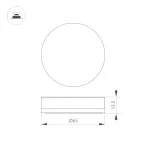 Накладка ART-DECK-CAP-ROLL-R65 (SL, STEEL) (Arlight, Металл)
