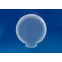 Рассеиватель UFP-R250B SMOKE d250мм дымчато-сер IP44 тип соединения посадочный, сан-пластик