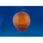 Рассеиватель UFP-P150A BRONZE призматический (с насечками) в форме шара для садово-парковых светильников. Диаметр - 150мм. Тип соединения с крепежным элементом - резьбовой. Материал - САН-пластик. Цвет - бронзовый. Упаковка - 16 шт. в групповой