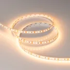 Лента RT-A120-8мм 12V Warm2400 (14.4 W/m, IP20, 2835, 5м) (Открытый)