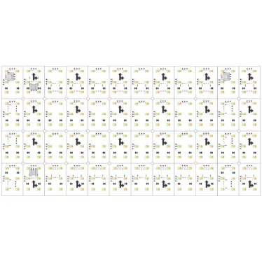 Лист LX-480-2835-576-24V White-MIX CRI90 (240mm, 15W, IP20) | 028844 | Arlight