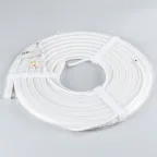 Лента герметичная MOONLIGHT-TOP-A140-16x15mm 24V Day4000 (9.6 W/m, IP65, 2835, 5m, wire x1) (, -)
