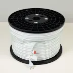 Лента светодиодная герметичная WAVE-SIDE-A120-12x25mm 230V Red (12 W/m, IP67, 50m, wire x2) (ARL, Грибовидная форма)