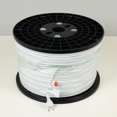 Лента светодиодная герметичная WAVE-SIDE-A120-12x25mm 230V Red (12 W/m, IP67, 50m, wire x2) (ARL, Грибовидная форма)