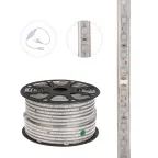 Лента LED герметичная в силиконовой оболочке 220В 13х8мм IP65 SMD 5050 60 диодов/метр зеленый (бухта 50м)