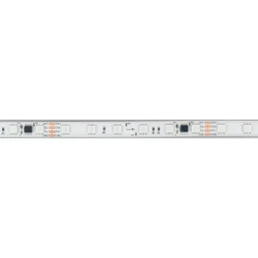 Лента герметичная SPI-PS-B60-12mm 24V RGB-PX6-BPT (12 W/m, IP67, 5060, 5m) (Arlight, бегущий огонь)
