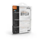 Лента светодиодная LED 2835/60-SMD 6 Вт/м 600 лм/м 3000К DC 12В IP65 8мм комплект лента и драйвер (блистер 5м) Basic Gauss