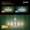 Лампа светодиодная филаментная LED 9 Вт 680 лм 2700К свеча теплый E14 AC 220В прозрачная колба Black Filament Gauss