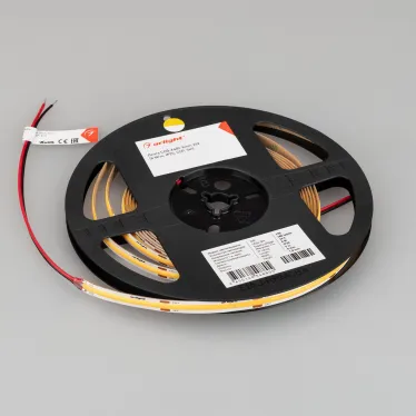 Лента COB-X480-8мм 24V Warm3500 (8 W/m, IP20, CSP, 5м) (-)