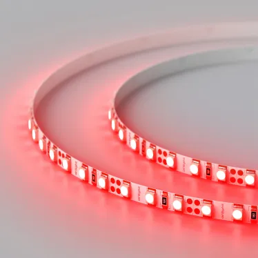 Лента RT-A120-5мм 12V Red (9.6 W/m, IP20, 2835, 5м) (9.6 Вт/м, IP20)
