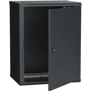 Шкаф настенный 19' LINEA W 12U 600x450мм металлическая дверь RAL9005