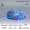 Набор дюралайта LED фиксинг (2W) – мульти (RYGB), 24 LED/м, 10 м в наборе