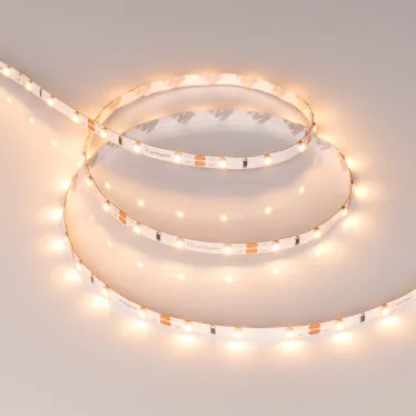 Лента RT-A60-5мм 12V Warm2400 (4.8 W/m, IP20, 2835, 5м) (узкая)