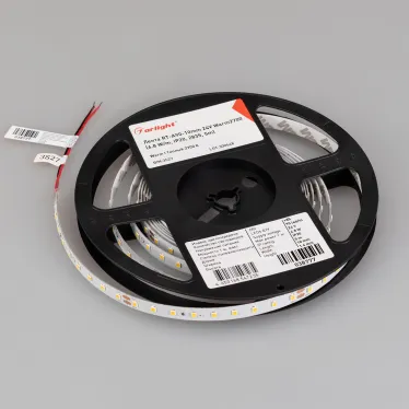 Лента RT-A90-10мм 24V Warm2700 (4.8 W/m, IP20, 2835, 5м) (высок.эфф.200 лм/Вт)