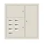 Щит этажный 7 кв. RAL9002 (1000х950х160) PROxima