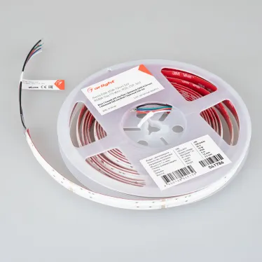 Лента COB-X768-12мм 24V RGBW-Day (15 W/m, IP20, CSP, 5м) (5 лет)
