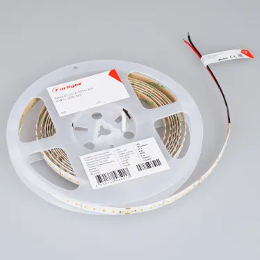 Лента UL-A126-10мм 24V Day4000 (8 W/m, IP20, 5м) (высок.эфф.165 лм/Вт)