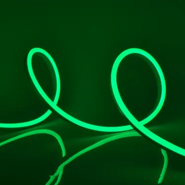 Лента светодиодная ULS-N21-2835-120LED/m-8mm-IP67-220V-8W/m-50M-GREENбобина