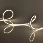 Светодиодная гибкая герметичная лента. NEON ULS-N03-2835-100LED/m-8mm-IP67-DC12V-11W/m-5M-3000K катушка 5м в блистере теплый белый свет 3000K