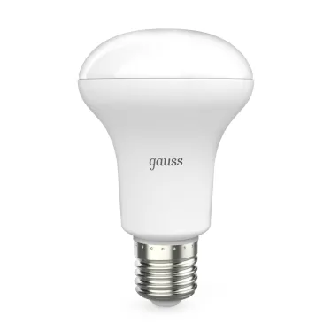 Лампа светодиодная LED 9 Вт 660 лм 3000К грибок R63 теплый E27 AC 220В Black Gauss