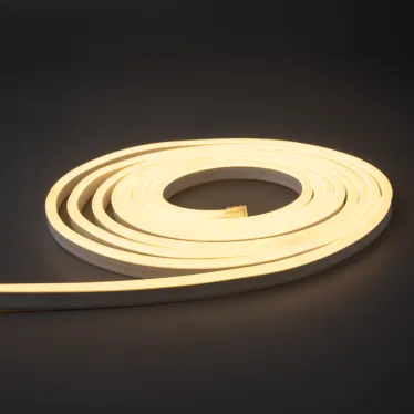 Гибкий неон LED SMD 8х16 мм, односторонний, тёплый белый, 120 LED/м, 5 м