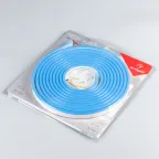 Лента герметичная AURORA-PS-A120-16x8мм 24V Blue (10 W/m, IP65, 2835, 5м) (Силикон)