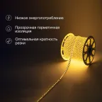 Лента LED уличная 220В, 6.5x17мм, IP67, SMD 5730, 120 LED/м, Теплый белый, 100м