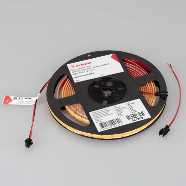 Лента герметичная COB-SE-X360-8мм 5V Warm3000 (5 W/m, IP65, CSP, 5м) (-)