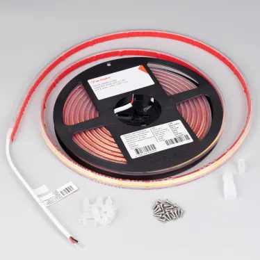 Лента герметичная COB-PS-X544-10мм 24V White6000 (11.5 W/m, IP67, CSP, 5м) (-)