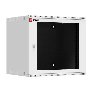 Шкаф телекоммуникационный настенный 9U (600х450) стекло, Astra A Basic