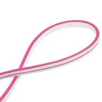 Лента гибкая светодиодная. NEON ULS-N01-2835-120LED/m-6мм-IP67-DC12V-9W/m-5м-PINK катушка 5м в блистере розовый свет