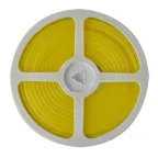 Лента гибкая светодиодная. NEON ULS-N01-2835-120LED/m-6мм-IP67-DC12V-9W/m-5м-YELLOW катушка 5м в блистере желтый свет