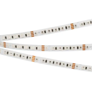 Лента LED RT-G120-8mm 24V RGB (11 W/m, IP20, 3838, 5m) (ARL, Открытый)