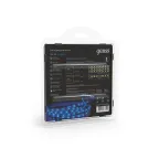 Лента светодиодная LED 2835/60-SMD 4.8 Вт/м 210 лм/м Синий DC 12В IP66 8мм (блистер 5м) Black Gauss