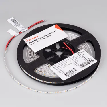 Лента LED MICROLED-M120-4mm 24V Warm3000 (9.6 W/m, IP20, 2216, 5m) (ARL, узкая)