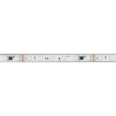 Лента герметичная DMX-PS-B60-12мм 24V RGB-PX6 (14 W/m, IP67, 5060, 5м) (бегущий огонь)