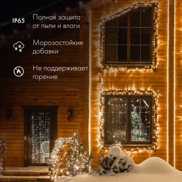 Дюралайт LED, постоянное свечение 2W – тёплый белый, 36 LED/м, 100 м
