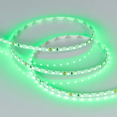 Лента RT-A120-5мм 24V Green (9.6 W/m, IP20, 2835, 5м) (узкая)
