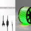 Дюралайт LED, постоянное свечение 2W - зеленый Эконом 24 LED/м, 100 м