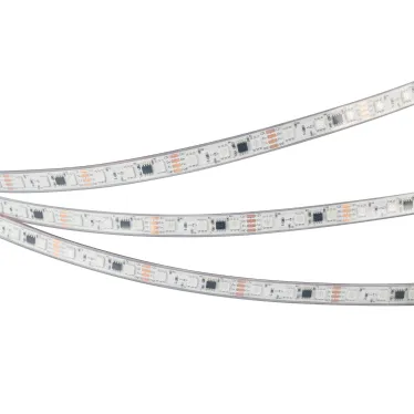 Лента герметичная SPI-PS-B60-12mm 12V RGB-PX3-BPT (12 W/m, IP67, 5060, 5m) (Arlight, бегущий огонь)