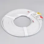 Лента герметичная MOONLIGHT-SIDE-A120-06x12мм 24V Warm3000 (9.6 W/m, IP65, 5м, wire x2) (Вывод кабеля прямой)