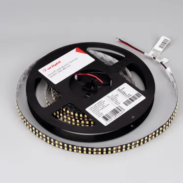 Лента RT-A320-BLACK-15mm 24V Warm3000 (24 W/m, IP20, 2835, 5m) (Arlight, высок.эфф.150 лм/Вт)