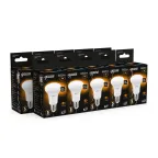 Лампа светодиодная LED 9 Вт 660 лм 3000К грибок R63 теплый E27 AC 220В Black Gauss