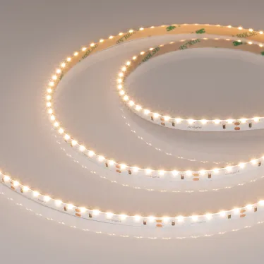 Лента RS-S120-8мм 24V Warm3000 (9.6 W/m, IP20, 3014, 5м) (боковое свечение)