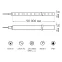 Лента светодиодная неоновая LED 2835/120-SMD 8 Вт/м 200 лм/м 3000К AC 220В IP67 8мм NEON (катушка 50м) Black Gauss
