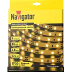 Лента светодиодная NLS-3528Y60-4.8-IP20-12V R5